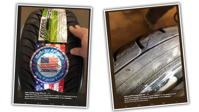 Illustration for article titled I Don't Know Who Federal Tires Thinks They're Fooling With This Bullshit